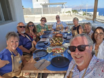 Mykonos-Cooking class with sunset option (small group)