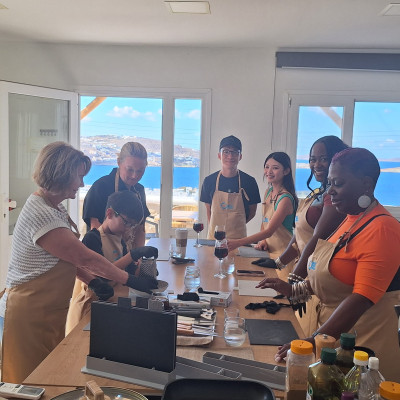 Mykonos-Cooking class and sunset view (cruise travelers)