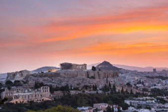 Athens-Panoramic tour and Plaka by night (small group)