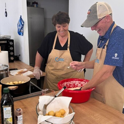 Mykonos-Cooking class and sunset view (cruise travelers)